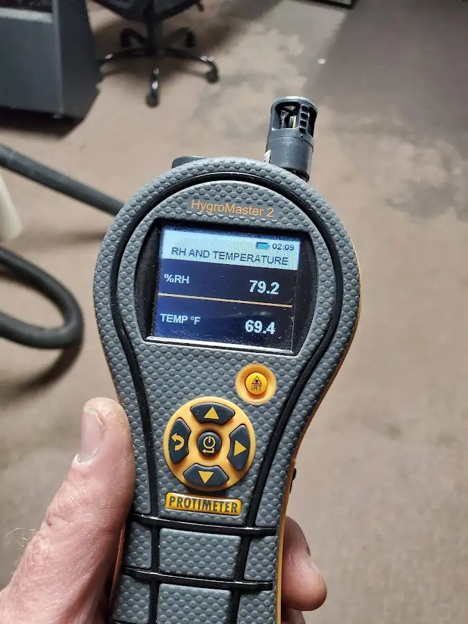 Moisture meter humidity assessment for Mold Remediation & Removal in Shaler
